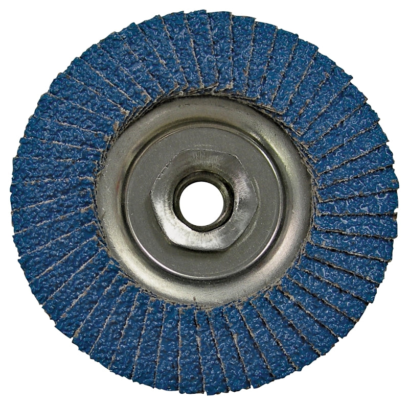 WEILER Vortec Pro 30827 Flap Disc, 4-1/2 in Dia, 5/8-11 Arbor, Non-Woven, 36 Grit, Coarse, Zirconia Aluminum Abrasive TOOLS WEILER