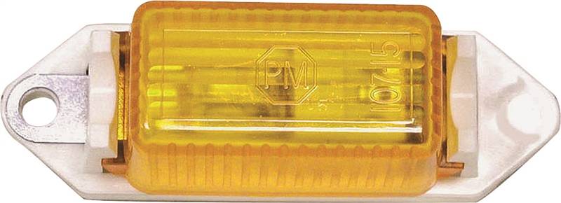 PETERSON MFG PM V107WA Marker Light, 12 V, Incandescent Lamp, Amber Lens, Screw Mounting AUTOMOTIVE PETERSON MFG   