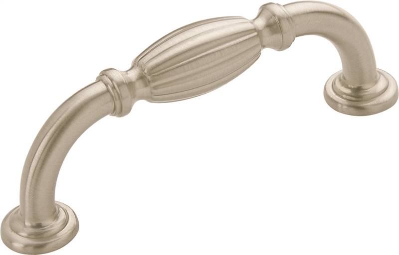 AMEROCK Amerock BP55222G10 Cabinet Pull, 3-5/8 in L Handle, 1-1/4 in Projection, Zinc, Satin Nickel HARDWARE & FARM SUPPLIES AMEROCK