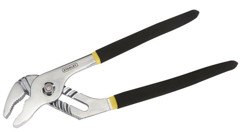 STANLEY STANLEY 84-109 Joint Pliers, 8 in OAL, 1 in Jaw Opening, Black Handle, Cushion Grip Handle TOOLS STANLEY