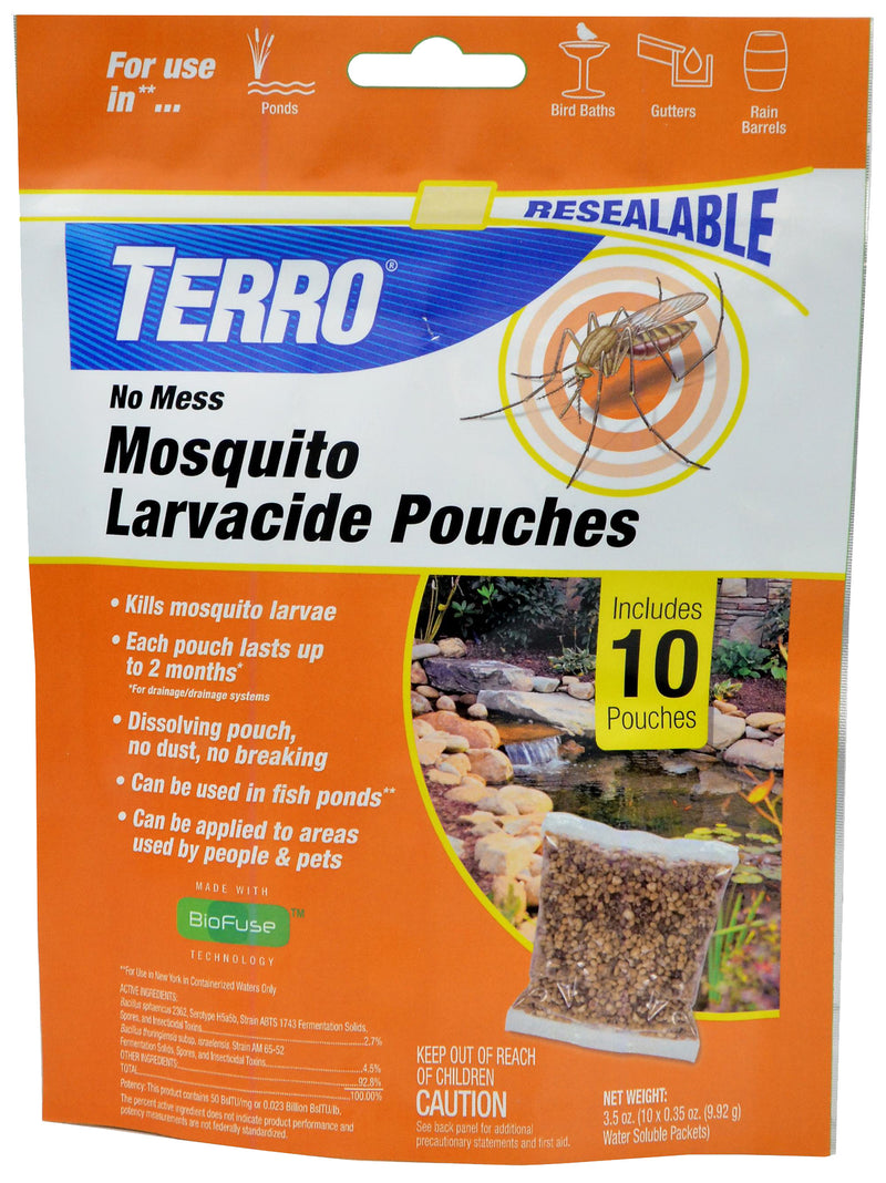 TERRO Terro T1210 Mosquito Larvacide Pouch, 3.5 oz LAWN & GARDEN TERRO   
