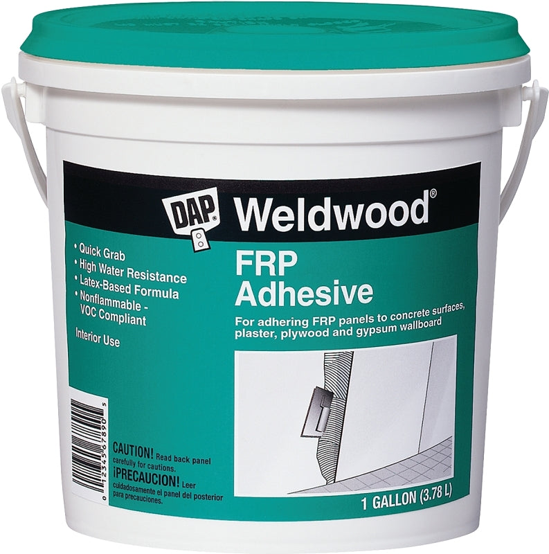 DAP DAP 60480 Panel Adhesive, White, 1 gal, Pail PAINT DAP