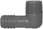 BOSHART INDUSTRIES Boshart UPPME-07 Combination Pipe Elbow, 3/4 in, MPT x Insert, 90 deg Angle, Polypropylene, Gray PLUMBING, HEATING & VENTILATION BOSHART INDUSTRIES