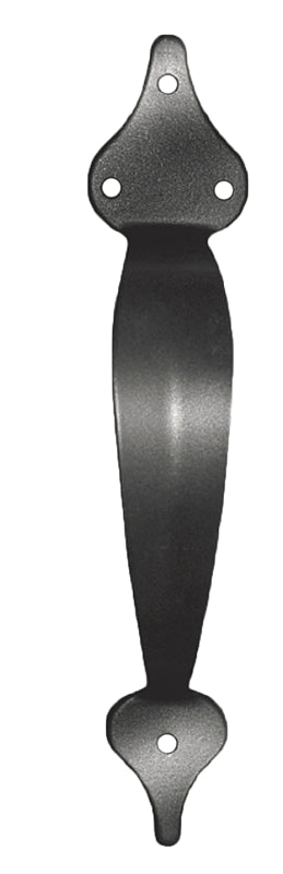 NUVO IRON Nuvo Iron GHW10 Gate Pull Handle, Galvanized Steel, Black, Powder-Coated HARDWARE & FARM SUPPLIES NUVO IRON