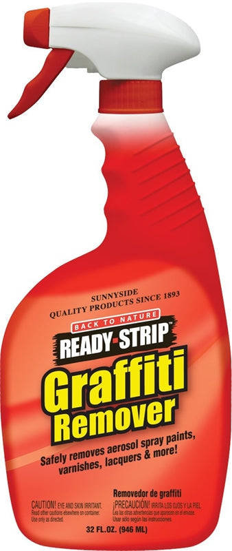 SUNNYSIDE Sunnyside 68932 Graffiti Remover, Liquid, Mild, 32 oz, Can PAINT SUNNYSIDE   