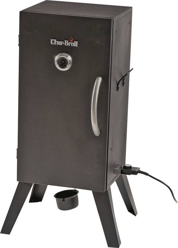 CHAR-BROIL Char-Broil 18202077 Analog Electric Smoker, 544 sq-in W Cooking Surface, Aluminized Steel Cooking Surface, 120 V OUTDOOR LIVING & POWER EQUIPMENT CHAR-BROIL