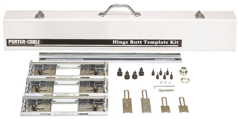 PORTER-CABLE Porter-Cable 59381 Hinge Butt Template Kit, Plastic/Steel, For: All 1.5 hp and Larger Router TOOLS PORTER-CABLE   