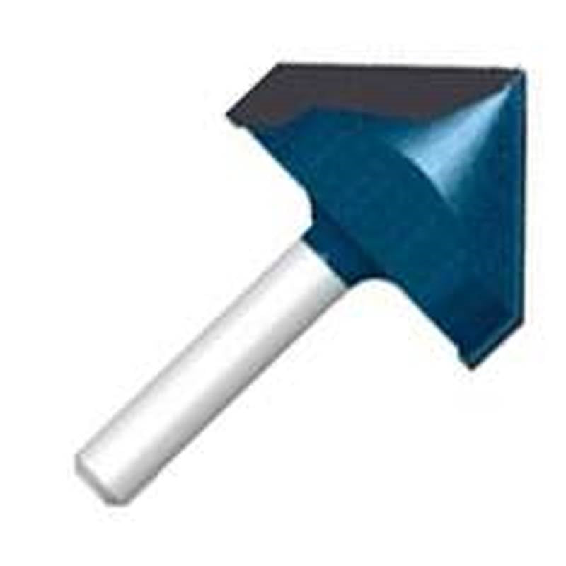 BOSCH Bosch 85219MC Router Bit, 9/16 in Dia Cutter, 1-3/4 in OAL, 1/4 in Dia Shank, Carbide TOOLS BOSCH