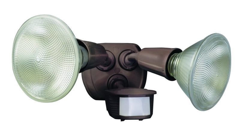 WOODS Designers Edge L6003BR Flood Light, 5 in H x 8 in W x 16 in D Dimensions, 120 V, 240 W, 2-Lamp, Incandescent Lamp ELECTRICAL WOODS
