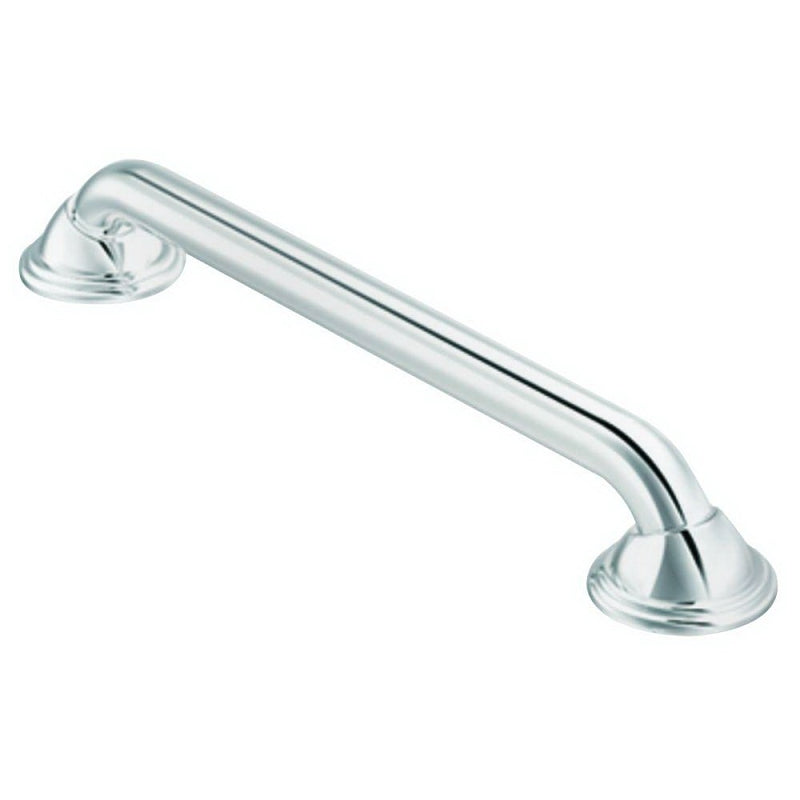 MOEN Moen LR8724D2CH Grab Bar, 24 in L Bar, 500 lb, Stainless Steel, Chrome, Screw Mounting HARDWARE & FARM SUPPLIES MOEN