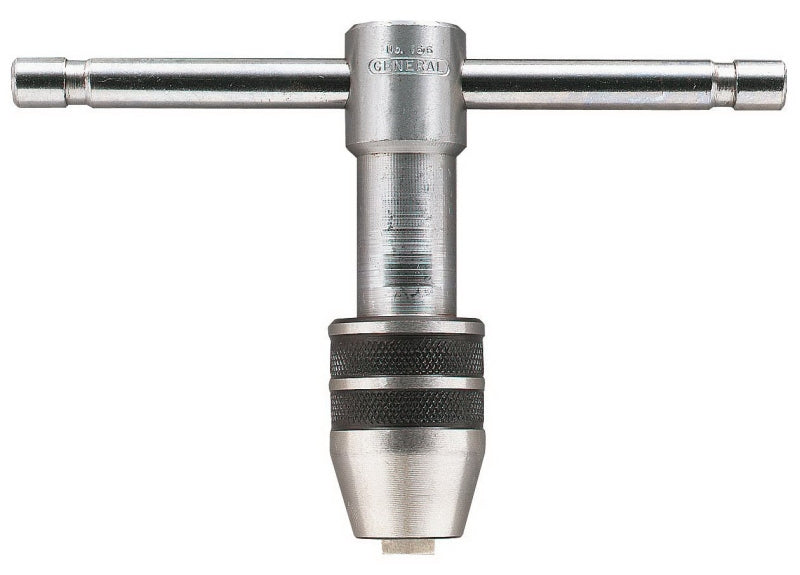 GENERAL General 166 Tap Wrench, 3-3/4 in L, Steel, T-Shaped Handle TOOLS GENERAL