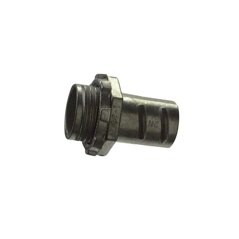 HALEX Halex 04403B Conduit Connector, 3/8 in Screw, Zinc, 50/PK ELECTRICAL HALEX