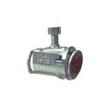 HALEX Halex 26571 Conduit Connector, 3/8 in Snap-In, Steel, 5/BAG