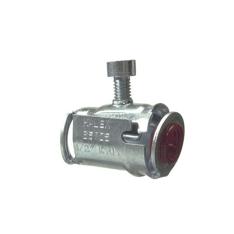 HALEX Halex 26571 Conduit Connector, 3/8 in Snap-In, Steel, 5/BAG