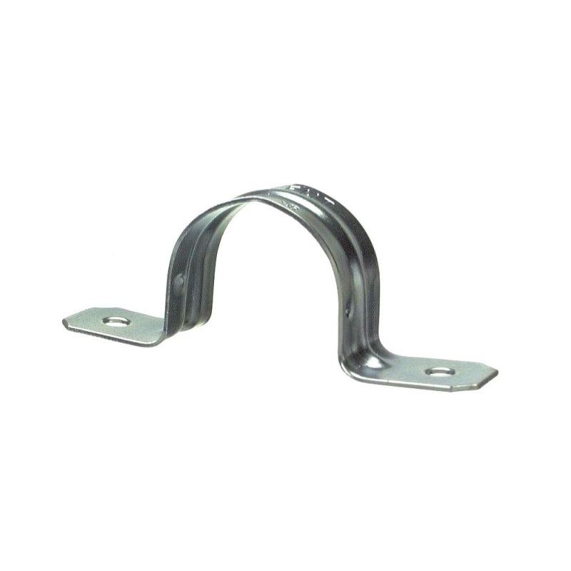HALEX Halex 61240B Conduit Strap, 4 in, 8 in L, Steel, Zinc-Plated ELECTRICAL HALEX