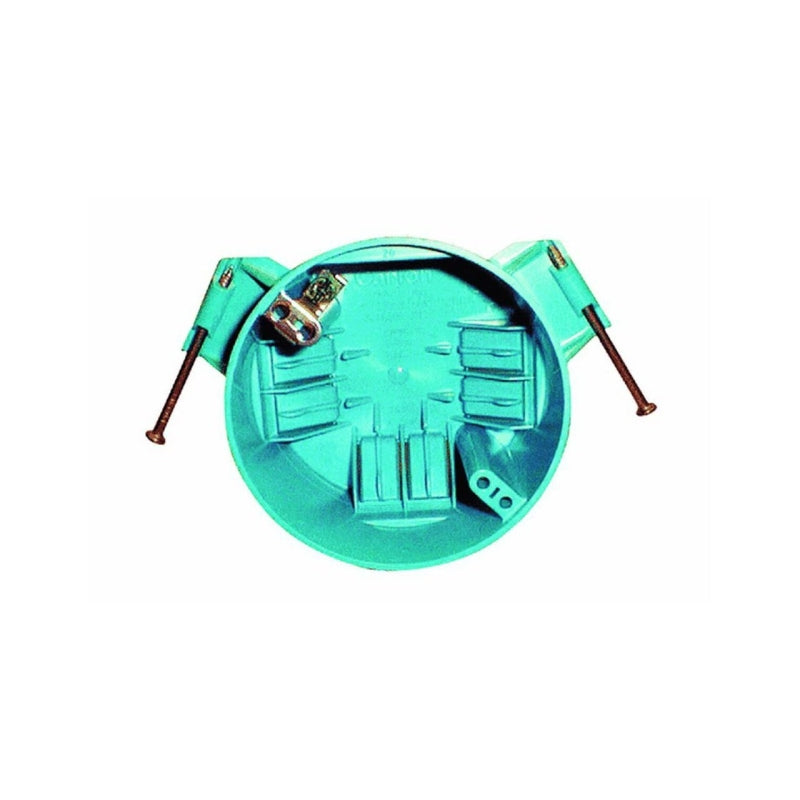 CARLON Carlon B520PR-UPC Ceiling Box, 4 in W, 4 in D, 2-1/4 in H, Polycarbonate, Blue ELECTRICAL CARLON