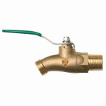 ARROWHEAD BRASS & PLUMBING Ball Valve, Quarter Turn, Lead-Free, 1/2 MIP x 3/4 In. Hose Thread PLUMBING, HEATING & VENTILATION ARROWHEAD BRASS & PLUMBING
