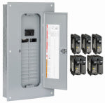 SQUARE D BY SCHNEIDER ELECTRIC Homeline Indoor Convertible Main Breaker Load Center Value Pack, 24 Space, 48 Circuits, 100-Amp ELECTRICAL SQUARE D BY SCHNEIDER ELECTRIC