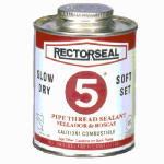 RECTORSEAL Rectorseal 25631 Thread Sealant, 0.25 pt Can, Paste, Yellow PLUMBING, HEATING & VENTILATION RECTORSEAL