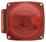 URIAH PRODUCTS Right-Side Square Stop/Turn/Tail Light, Without License Light, Red, 4.5-In. AUTOMOTIVE URIAH PRODUCTS