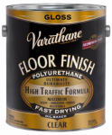 VARATHANE Varathane 130031 Floor Finish Paint, Gloss, Liquid, Crystal Clear, 1 gal, Can PAINT VARATHANE   