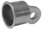 MIDWEST AIR TECHNOLOGIES Aluminum Chain Link Rail End Cup, 1-3/8 In.