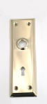 BELWITH PRODUCTS LLC Brass-Plated Steel Mortise Trim Plate HARDWARE & FARM SUPPLIES BELWITH PRODUCTS LLC
