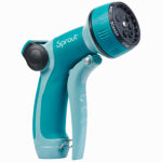 MELNOR INC Sprout 7-Pattern Hose Nozzle, Front Trigger, Green