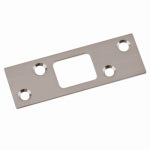 BELWITH PRODUCTS LLC Security Strike, Satin Nickel, 1-1/4 x 3-5/8 In. HARDWARE & FARM SUPPLIES BELWITH PRODUCTS LLC