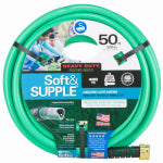 SWAN Swan CSNSS58050 Heavy-Duty Garden Hose, 5/8 in, 50 ft L, Female, PVC, Green HOUSEWARES SWAN