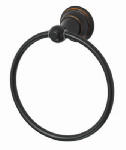 HOMEWERKS WORLDWIDE LLC-IMPORT Vintage Towel Ring, Brushed Bronze