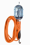 SOUTHWIRE/COLEMAN CABLE Trouble Work Light, Metal Guard & Outlet, 75-Watts, Orange, 25-Ft. ELECTRICAL SOUTHWIRE/COLEMAN CABLE