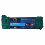 RICHELIEU AMERICA LTD. Rope, Polypropylene Diamond Braid, 32 Strand, 3/8 In. x 100 Ft.
