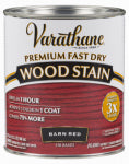 VARATHANE Varathane 307414 Wood Stain, Barn Red, Liquid, 1 qt, Can PAINT VARATHANE