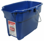 NEWELL BRANDS DISTRIBUTION LLC Roughneck Bucket, Royal Blue, Rectangular, 14-Qt. CLEANING & JANITORIAL SUPPLIES NEWELL BRANDS DISTRIBUTION LLC   