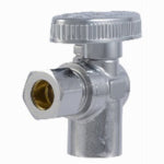 SHARKBITE/CASH ACME Angle Valve, Quarter Turn, Copper Sweat 1/2 x 3/8 In. PLUMBING, HEATING & VENTILATION SHARKBITE/CASH ACME
