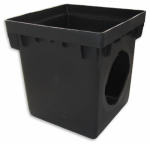 NDS NDS 1200 Catch Basin, 12-1/4 in L, Square, Polypropylene, Black PLUMBING, HEATING & VENTILATION NDS   