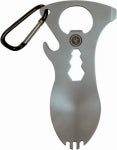 AMERICAN OUTDOOR BRANDS PRODUCTS CO Spork Camping Multi-Tool, Silver