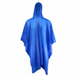 SAFETY WORKS INC Blue Poncho, PVC, 50-In. x 80-In. CLOTHING, FOOTWEAR & SAFETY GEAR SAFETY WORKS INC