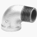 ASC ENGINEERED SOLUTIONS 90-Degree Galvanized Pipe Street Elbow, 1-1/2 In. PLUMBING, HEATING & VENTILATION ASC ENGINEERED SOLUTIONS