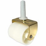 RICHELIEU AMERICA LTD Wheel Stem Caster With Brake, White, 2-In., 2-Pk. HARDWARE & FARM SUPPLIES RICHELIEU AMERICA LTD
