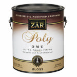 ZAR ZAR 36013 Polyurethane, Gloss, Liquid, Milky Clear, 1 gal, Can PAINT ZAR   