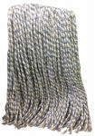 ABCO PRODUCTS Blue & White Ribbon Mop Head, 4-Ply Cotton, 8-oz. CLEANING & JANITORIAL SUPPLIES ABCO PRODUCTS