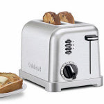 CUISINART CORP 2-Slice Black & Chrome Toaster APPLIANCES & ELECTRONICS CUISINART CORP