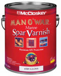 MCCLOSKEY McCloskey Man O' War 080.0006509.007 Marine Spar Varnish, Gloss, Liquid, 1 gal, Pail PAINT MCCLOSKEY   