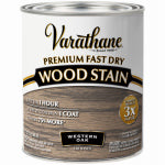 VARATHANE Varathane 370719 Premium Fast Dry Stain, Western Oak, Liquid, 1 qt PAINT VARATHANE