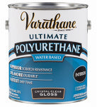 VARATHANE Rust-Oleum 200031 Polyurethane, Gloss, Liquid, Crystal Clear, 1 gal, Can PAINT VARATHANE
