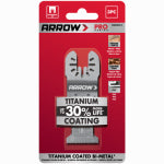 ARROW FASTENER CO LLC Titanium Metal Oscillating Tool Blade, 1-1/4-In., 3-Pk. TOOLS ARROW FASTENER CO LLC