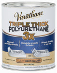 VARATHANE Varathane 284472 Polyurethane, Semi-Gloss, Liquid, Clear, 1 qt, Can PAINT VARATHANE   