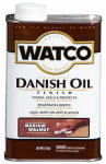 WATCO Watco A65941 Danish Oil, Medium Walnut, Liquid, 1 qt, Can PAINT WATCO   